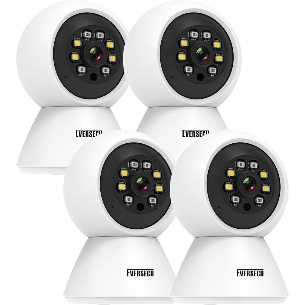 2K 3MP Home Security Camera, Pan/Tilt, Auto Tracking, 2-Way Audio, Night Vision, Alexa Compatible, Baby/Elder/Pet Monitor (4 Pac
2K 3MP Home Security Camera, Pan/Tilt, Auto Tracking, 2-Way Audio, Night Vision, Alexa Compatible, Baby/Elder/Pet Monitor (4 Pac