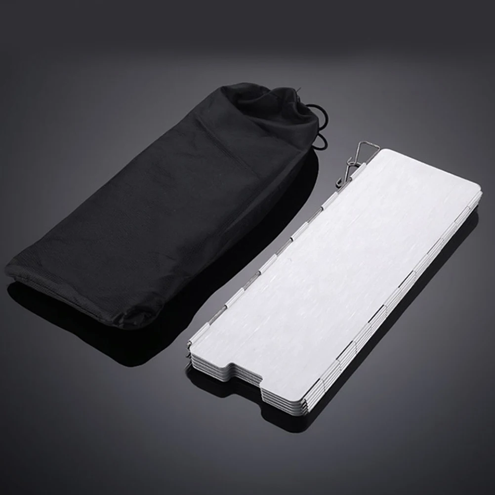 1 pc Camping Foldable Aluminium Alloy Fuel Saving Outdoor Barbecue Picnic Blocker Foldable Easy Carry Silver For Wind Shield
1 pc Camping Foldable Aluminium Alloy Fuel Saving Outdoor Barbecue Picnic Blocker Foldable Easy Carry Silver For Wind Shield