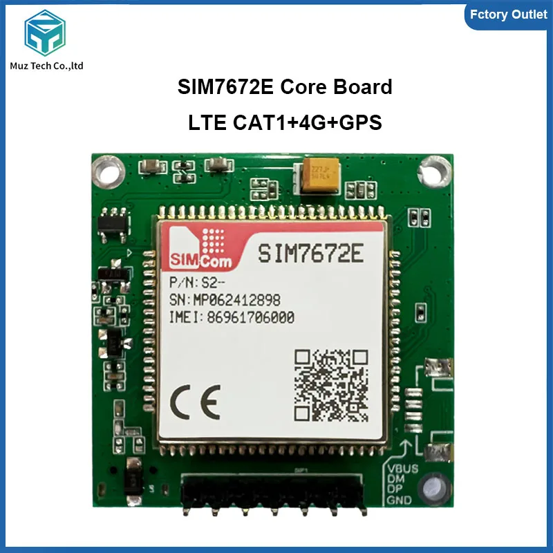SIM7672E Development Board LTE CAT1 4G IOT Wireless SIMCOM Module breakout with gps
SIM7672E Development Board LTE CAT1 4G IOT Wireless SIMCOM Module breakout with gps