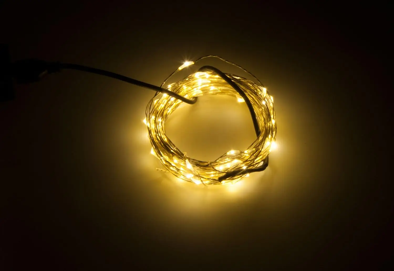 50 LED USB Fairy Lights, 16ft Silver Wire, Warm White, Waterproof for Bedroom Patio Party
50 LED USB Fairy Lights, 16ft Silver Wire, Warm White, Waterproof for Bedroom Patio Party