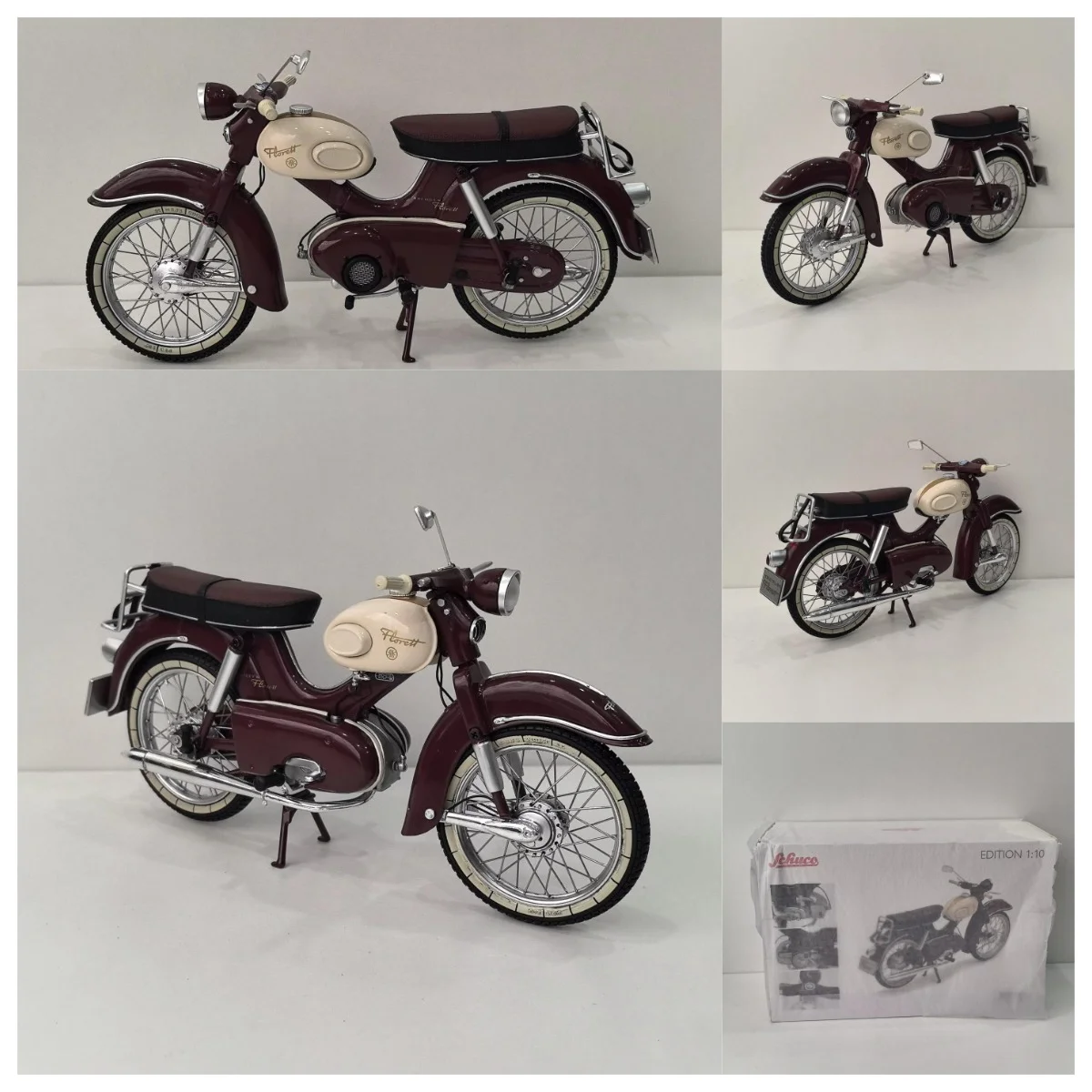 Schuco Diecast 1/10 Scale Kreidler Florett Super Motorcycle P4 Alloy Car Model
Schuco Diecast 1/10 Scale Kreidler Florett Super Motorcycle P4 Alloy Car Model
