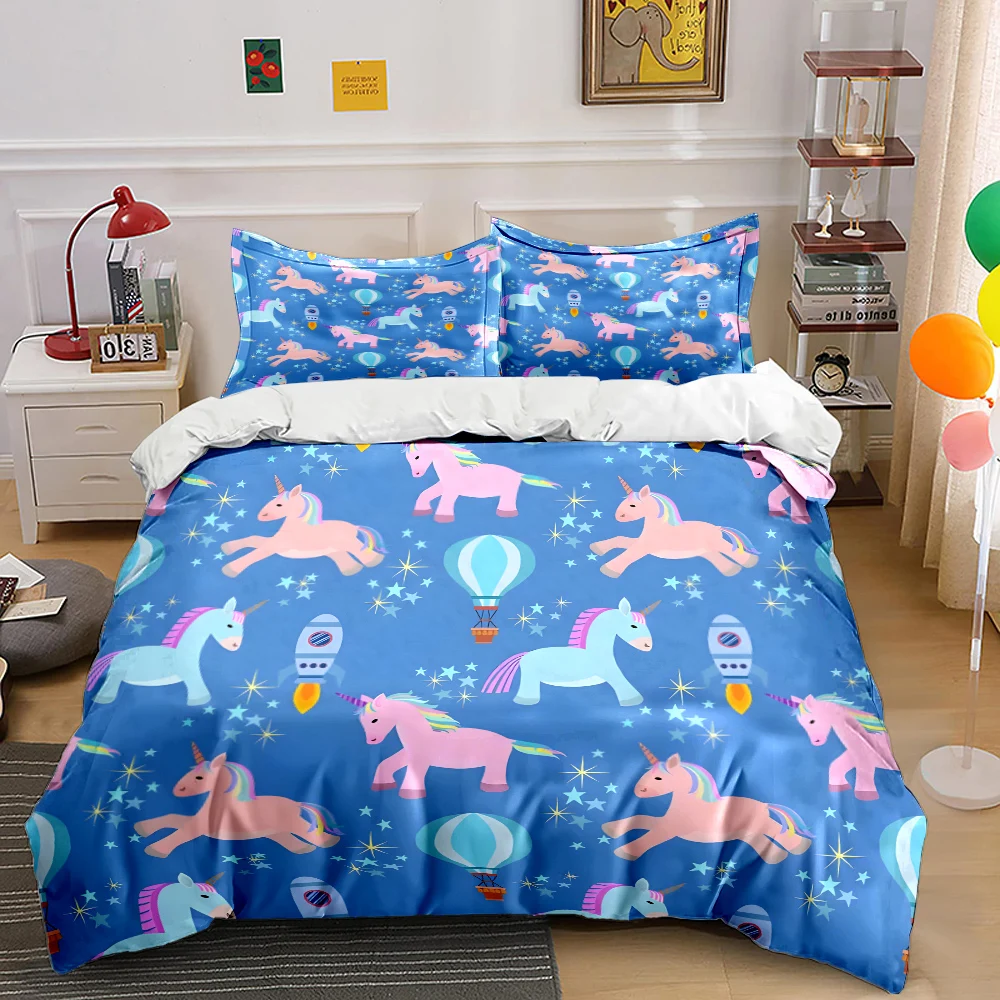 Whimsical Unicorn Balloon Pattern Print Bedding Set 1 Duvet Cover 2 Pillowcases for Adult and Children Luxury Gift Full Size
Whimsical Unicorn Balloon Pattern Print Bedding Set 1 Duvet Cover 2 Pillowcases for Adult and Children Luxury Gift Full Size