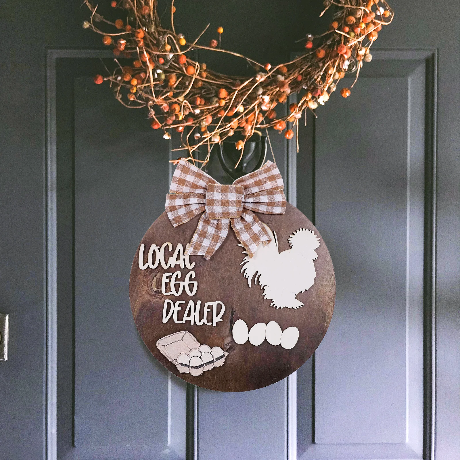 Rustic Wooden Door Sign Decor Hanging Tag Front Porch Outdoor Welcome Signs Craftsmanship Chicken Sign
Rustic Wooden Door Sign Decor Hanging Tag Front Porch Outdoor Welcome Signs Craftsmanship Chicken Sign
