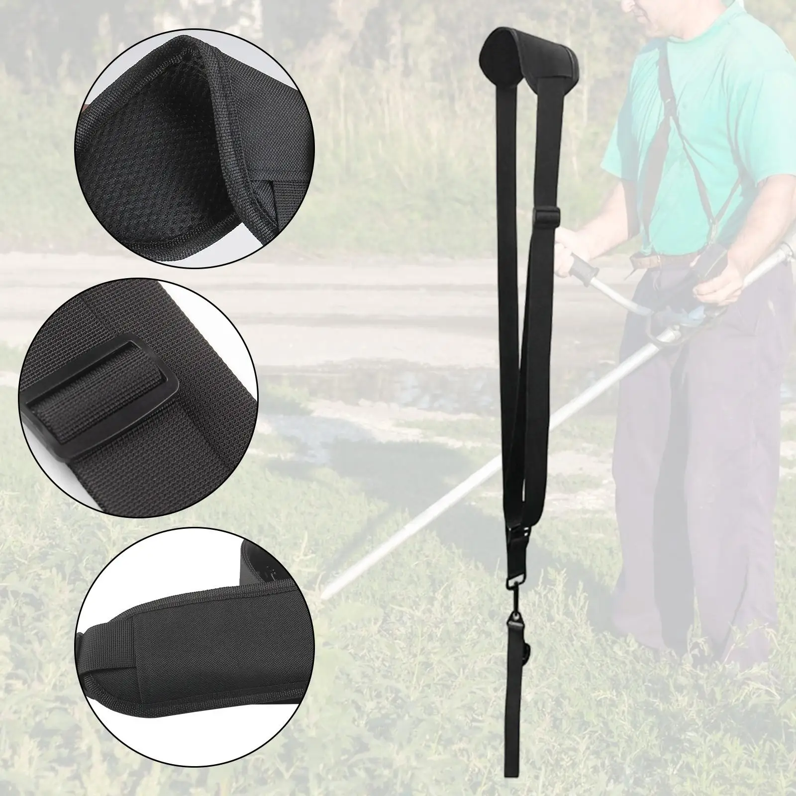 Grass Trimmer Harness Shoulder Strap Single Shoulder Belt Strap for Backyard
Grass Trimmer Harness Shoulder Strap Single Shoulder Belt Strap for Backyard