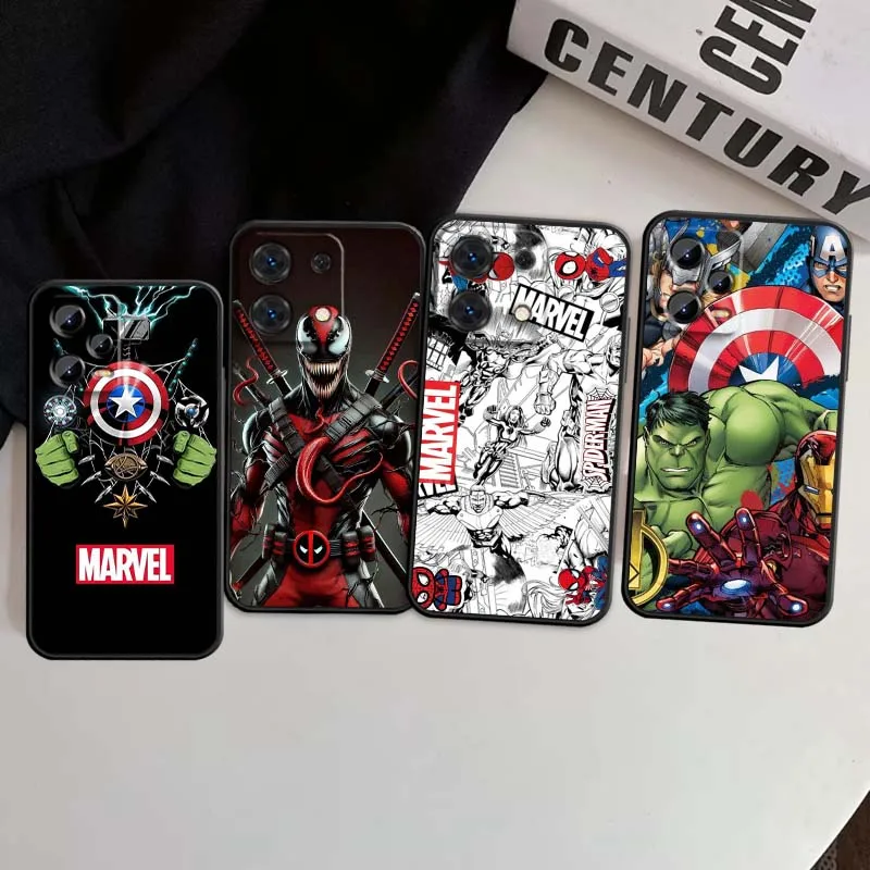 Handsome Marvel Hero Pattern For Xiaomi Redmi Note 14 13 12 12S 11E 11 11S 11T Pro Plus 4G 5G Black Soft TPU Cover
Handsome Marvel Hero Pattern For Xiaomi Redmi Note 14 13 12 12S 11E 11 11S 11T Pro Plus 4G 5G Black Soft TPU Cover