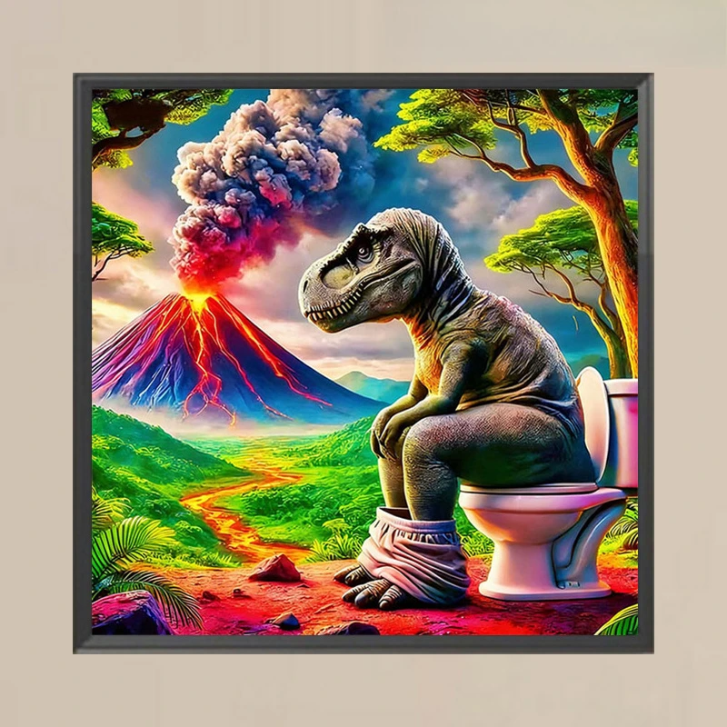 Dinosaur on a Toilet in a Volcanic Eruption Jigsaw Puzzles for Challenging Family Activity Games Gift High Quality Perfect
Dinosaur on a Toilet in a Volcanic Eruption Jigsaw Puzzles for Challenging Family Activity Games Gift High Quality Perfect