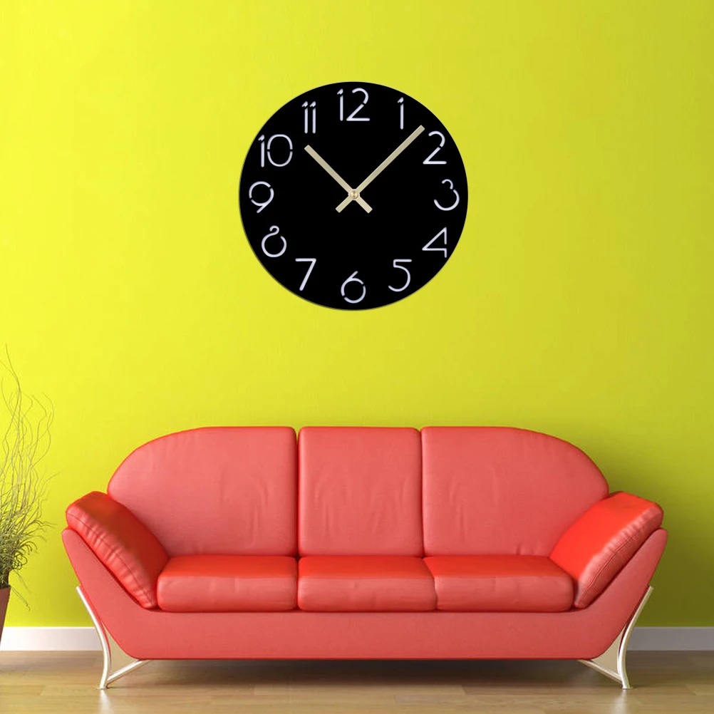 Silent Acrylic Arabic Numeral Wall Clock Non Ticking Round Powered Easy Clean Modern Decorative Home Clock
Silent Acrylic Arabic Numeral Wall Clock Non Ticking Round Powered Easy Clean Modern Decorative Home Clock
