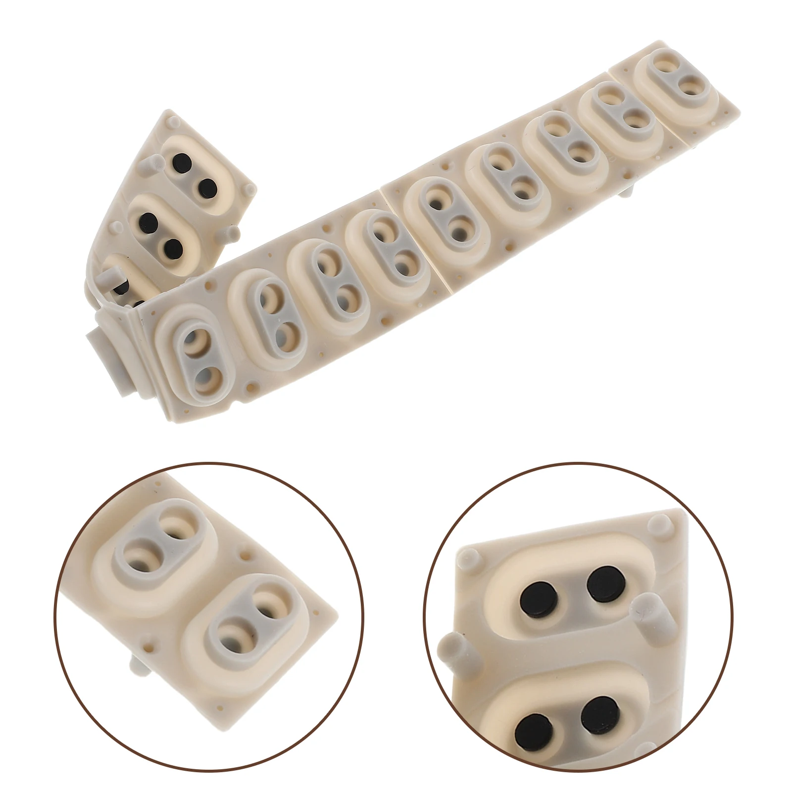 Electronic Piano Key Contact strip, Silicone Conductive Pad For Digital Piano 13-Key Electronic Keyboard Repair Replacement Part 
Electronic Piano Key Contact strip, Silicone Conductive Pad For Digital Piano 13-Key Electronic Keyboard Repair Replacement Part