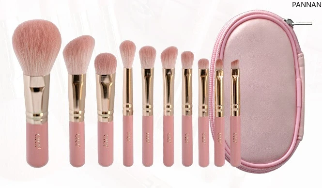 Imitation fine light wool set brush small cherry blossom freesia portable version 10 free brush bags
Imitation fine light wool set brush small cherry blossom freesia portable version 10 free brush bags