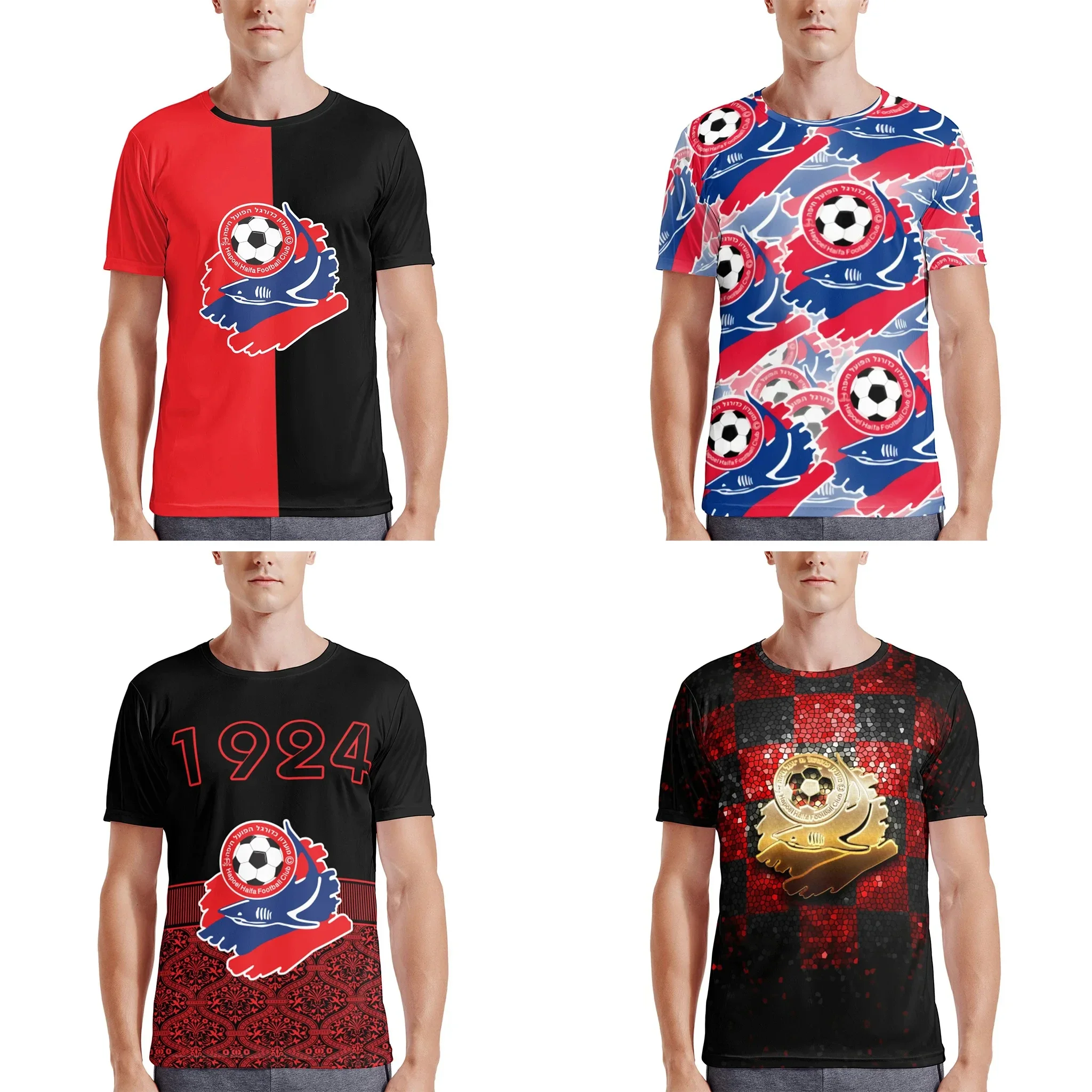 Hapoel Haifa Men's Athletic Cotton Classic Short Sleeve Crewneck T-Shirt Tee Shirt
Hapoel Haifa Men's Athletic Cotton Classic Short Sleeve Crewneck T-Shirt Tee Shirt