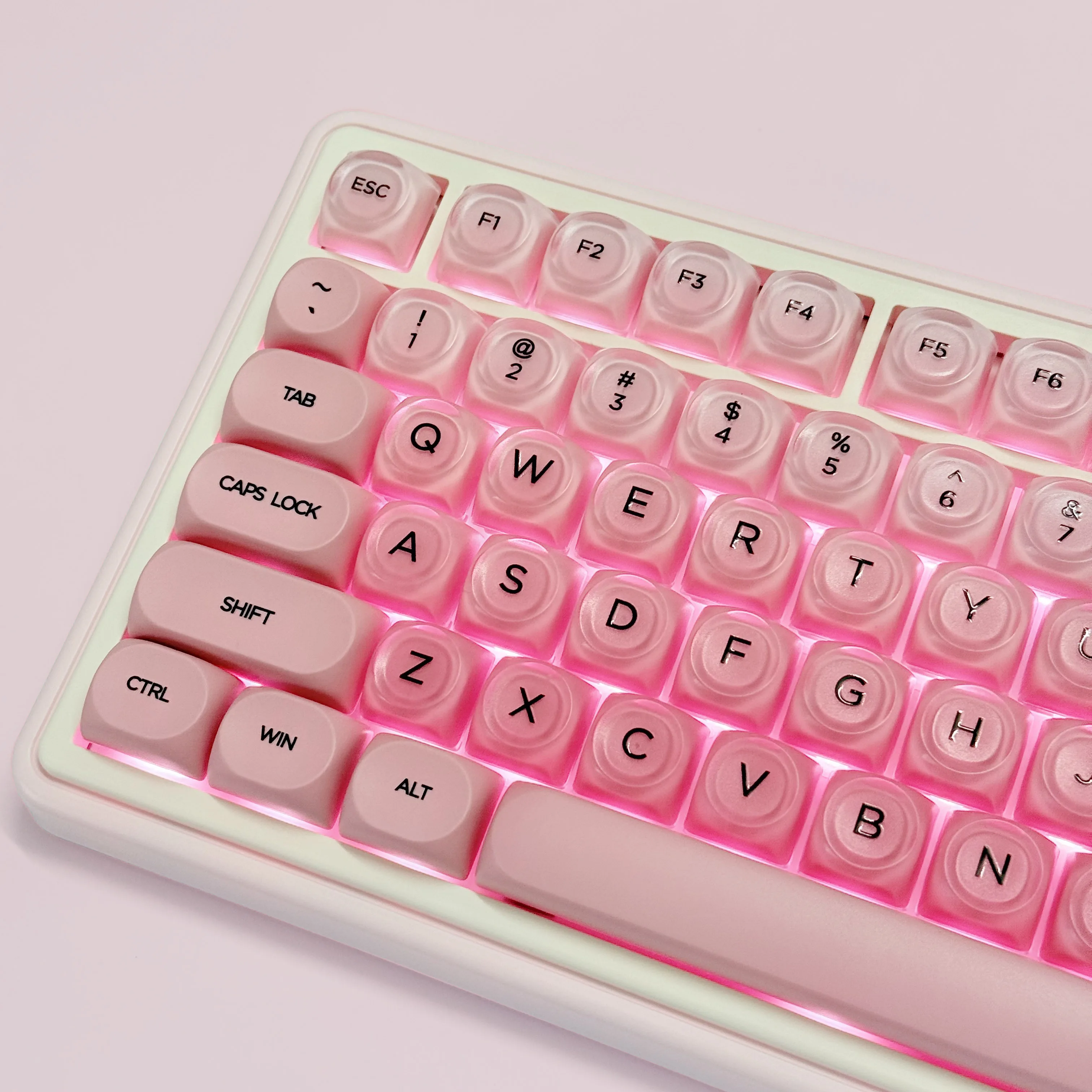 Jelly Liquid Foundation Key Caps HOA Profile Pink Blue Green DIY Custom Keycap for 60% 65% 75% 96% 100% Mechanical Keyboard
Jelly Liquid Foundation Key Caps HOA Profile Pink Blue Green DIY Custom Keycap for 60% 65% 75% 96% 100% Mechanical Keyboard