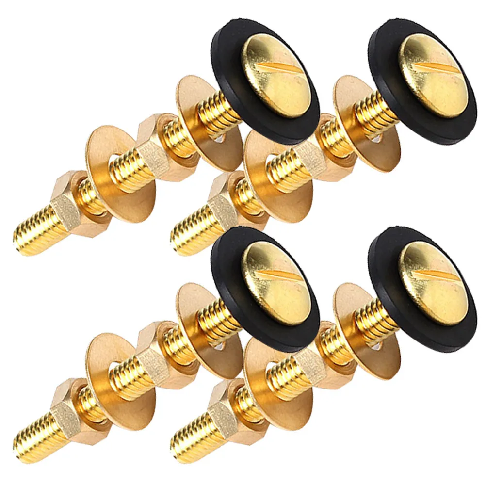 4Pcs Toilet Seat Bolts Heavy Duty Brass Stainless Steel Universal Fixing Fasteners for Tank Stability Replacement Kit
4Pcs Toilet Seat Bolts Heavy Duty Brass Stainless Steel Universal Fixing Fasteners for Tank Stability Replacement Kit