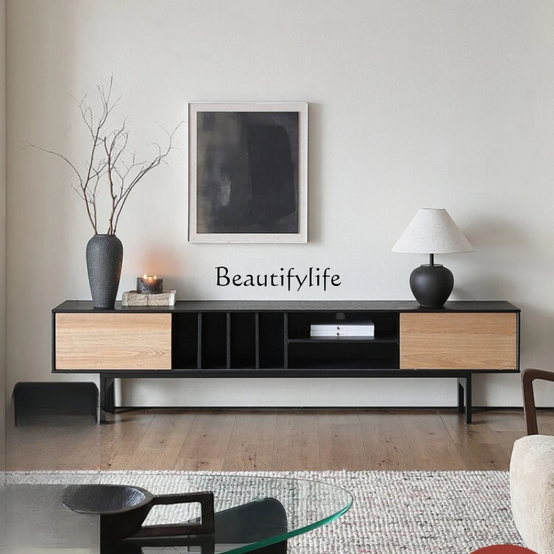 Medieval wabi sand solid wood TV cabinet simple modern log black tall floor cabinet
Medieval wabi sand solid wood TV cabinet simple modern log black tall floor cabinet