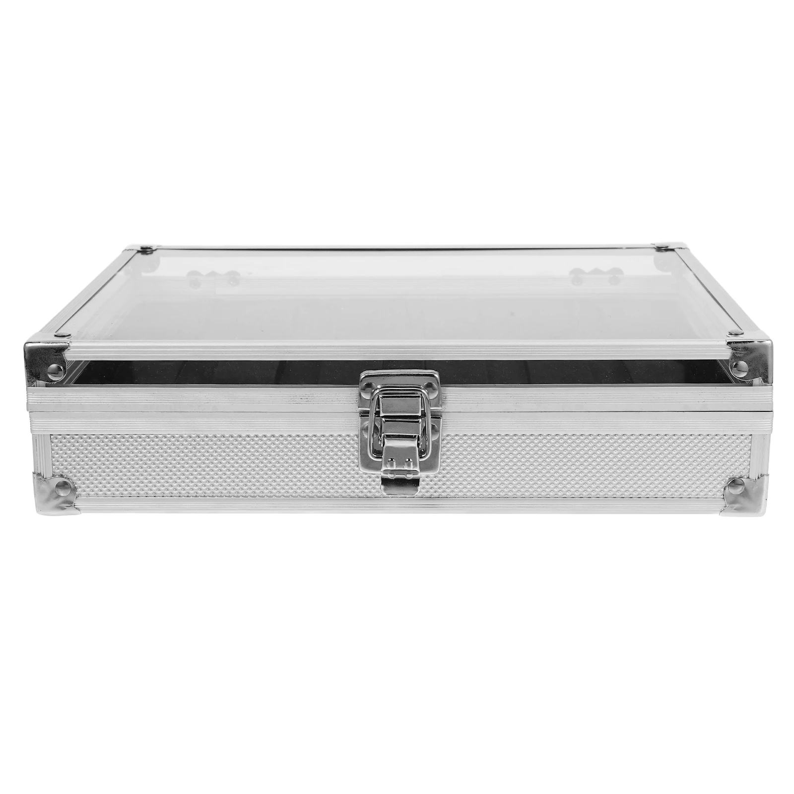 Aluminum Alloy Watch Box Lightweight Durable Transparent Top 12 Grid Slots Storage Case Watches Display Dustproof Jewelry
Aluminum Alloy Watch Box Lightweight Durable Transparent Top 12 Grid Slots Storage Case Watches Display Dustproof Jewelry