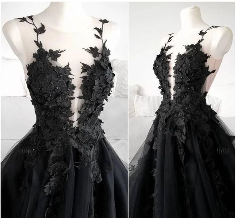 Black Tulle 3D Floral Temperament PromSheer Collar High Slit Side Formal Evening Dress Robe Party Backless Sexy Floor
Black Tulle 3D Floral Temperament PromSheer Collar High Slit Side Formal Evening Dress Robe Party Backless Sexy Floor