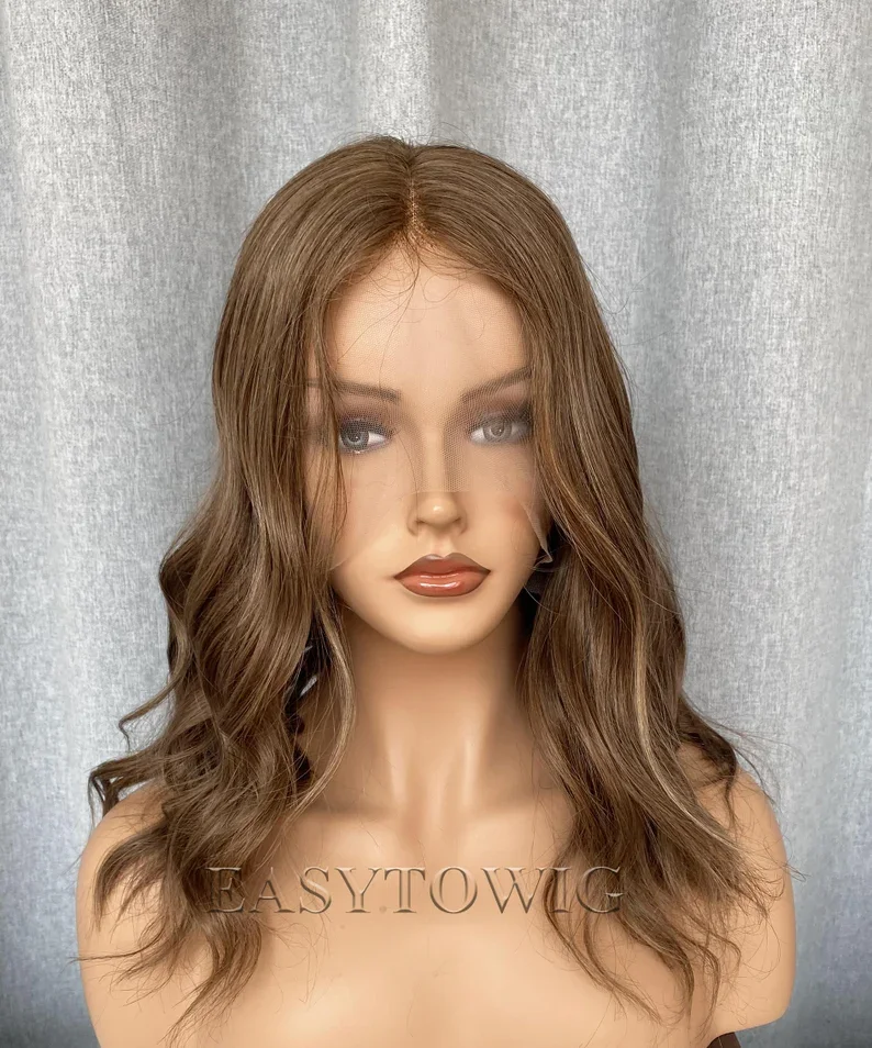 HIghlight Brown Long Natural Glueless Body Wave 5x5 Silk Base Jewish Human Hair Wig Baby Hair HD Lace European Hair Preplucked
HIghlight Brown Long Natural Glueless Body Wave 5x5 Silk Base Jewish Human Hair Wig Baby Hair HD Lace European Hair Preplucked