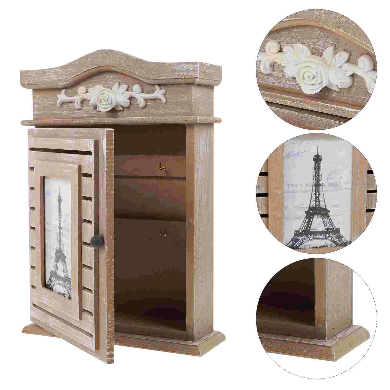 Wooden 6 Home Restaurant Mounted Hooks Door Wooden Locker Back Key Hanger Lockbox Key Locker With Photo Holder Photo Frame
Wooden 6 Home Restaurant Mounted Hooks Door Wooden Locker Back Key Hanger Lockbox Key Locker With Photo Holder Photo Frame
