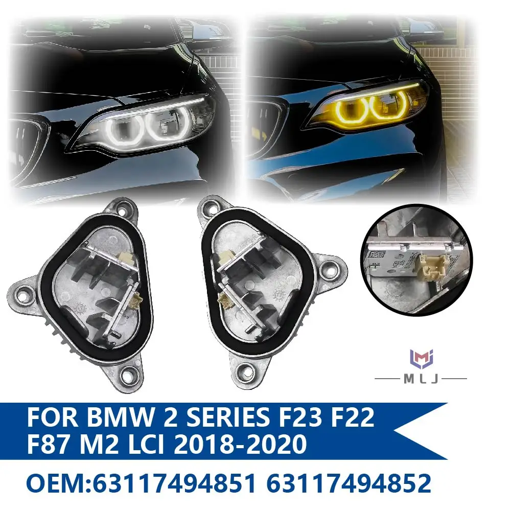 63117494851 63117494852 For BMW 2 Series F23 F22 M2 LCI 2018-2020 White Yellow DRL Module Angel Eye Module Unit Car Accessories
63117494851 63117494852 For BMW 2 Series F23 F22 M2 LCI 2018-2020 White Yellow DRL Module Angel Eye Module Unit Car Accessories