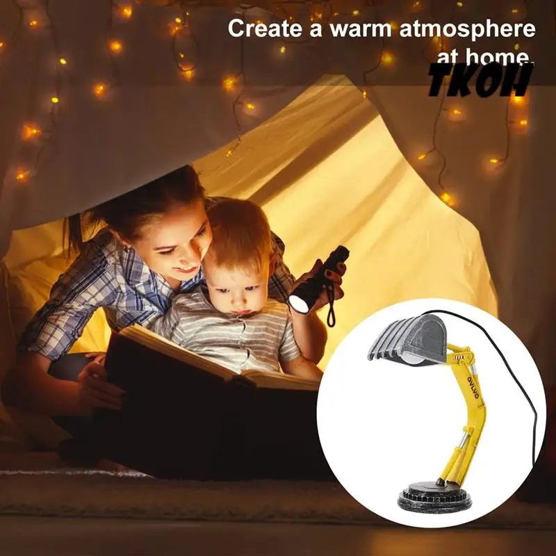 TKOH-Excavator Table Lamp Construction Decor Boy LED Christmas Light Lights Toddler Office Valentine's Gift Lamp For Bedroom
TKOH-Excavator Table Lamp Construction Decor Boy LED Christmas Light Lights Toddler Office Valentine's Gift Lamp For Bedroom