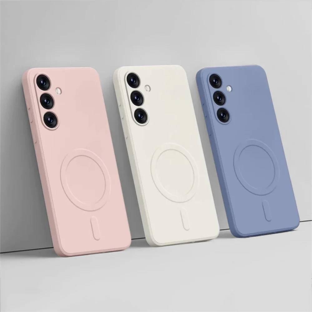 Square Liquid Silicone Magnetic Wireless Charging Case For Samsung Galaxy S24 Ultra S23 FE S22 S21 Plus Magsafe Shockproof Cover
Square Liquid Silicone Magnetic Wireless Charging Case For Samsung Galaxy S24 Ultra S23 FE S22 S21 Plus Magsafe Shockproof Cover