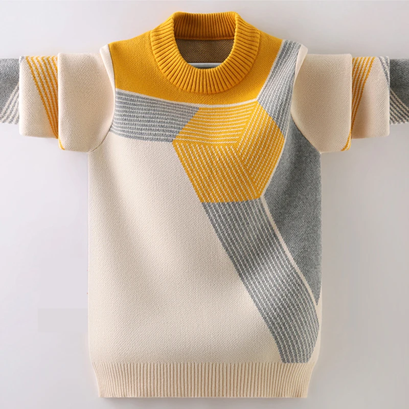 Winter Cotton Products Clothing Boy's Sweater O-Neck Pullover Knitting Sweater Kids Clothes Children's Sweater Keep Warm
Winter Cotton Products Clothing Boy's Sweater O-Neck Pullover Knitting Sweater Kids Clothes Children's Sweater Keep Warm