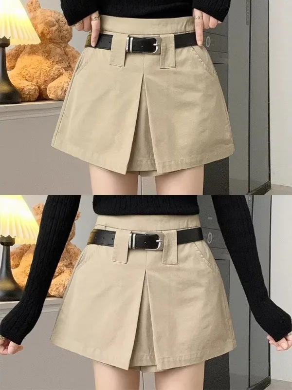 plus Size Women's Khaki Split High Waist Short Pants Spring New Style A-Line Skirt Workwear Trousers Comfortable Fit
plus Size Women's Khaki Split High Waist Short Pants Spring New Style A-Line Skirt Workwear Trousers Comfortable Fit