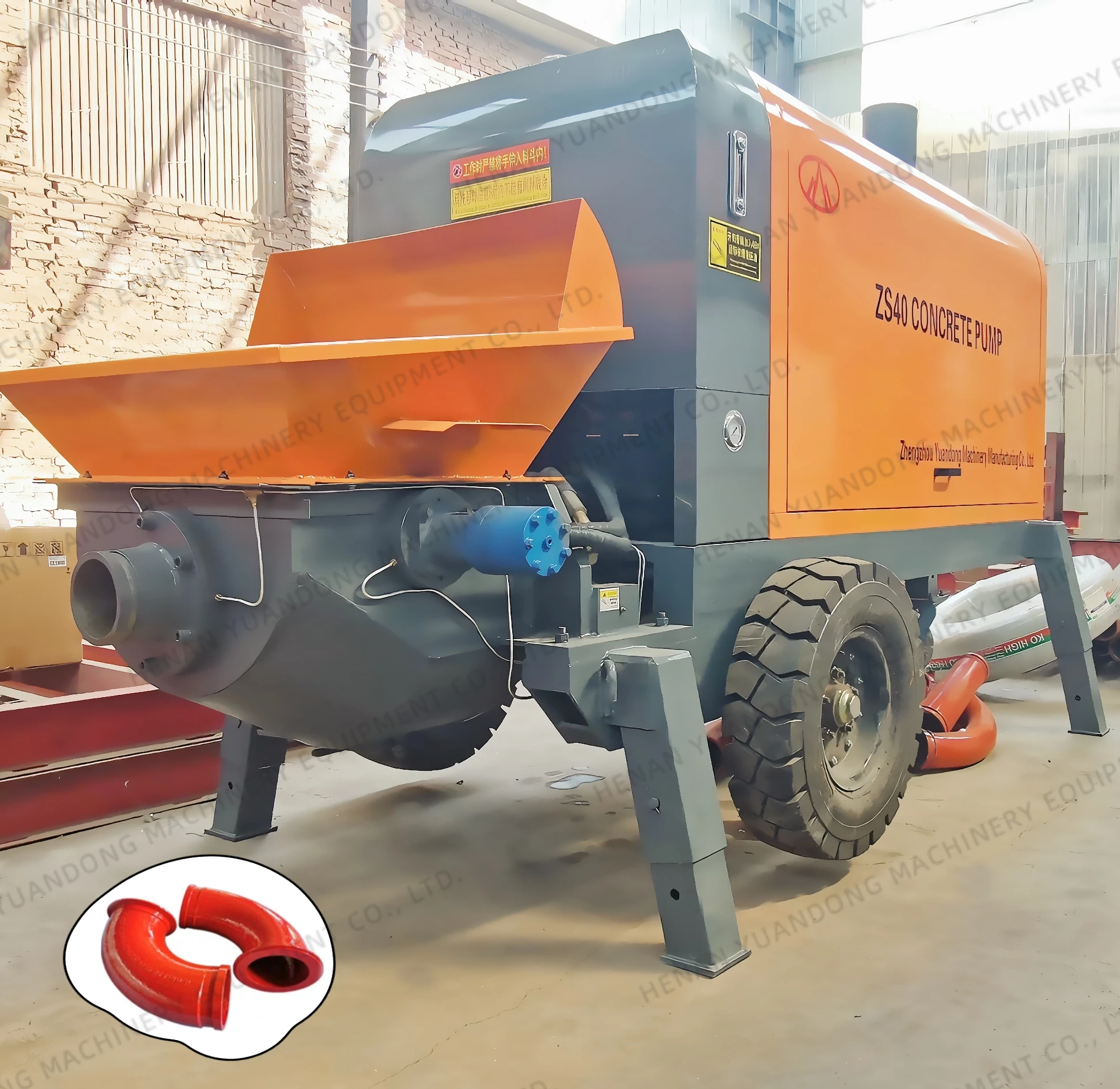Construction Machine Mini Concrete Pump Cement Boom Pump Trailer Type Engine Machine for Sale
Construction Machine Mini Concrete Pump Cement Boom Pump Trailer Type Engine Machine for Sale