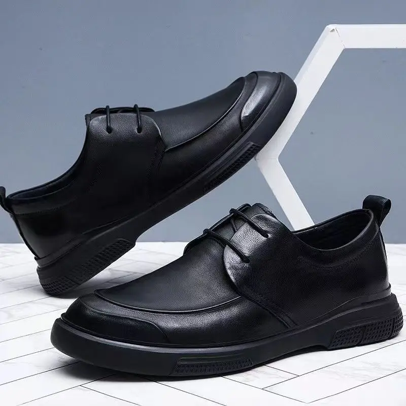 Men's Business Casual Leather Oxfords Round Toe Lace-Up Breathable Genuine Leather Comfortable Dress Shoes Luxury Designer Shoes
Men's Business Casual Leather Oxfords Round Toe Lace-Up Breathable Genuine Leather Comfortable Dress Shoes Luxury Designer Shoes