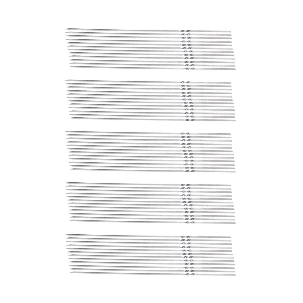 50Pcs Stainless Steel Barbecue Sticks 40cm Durable Reusable Bbq Skewers Heavy Duty Bbq Tools for Outdoor
50Pcs Stainless Steel Barbecue Sticks 40cm Durable Reusable Bbq Skewers Heavy Duty Bbq Tools for Outdoor