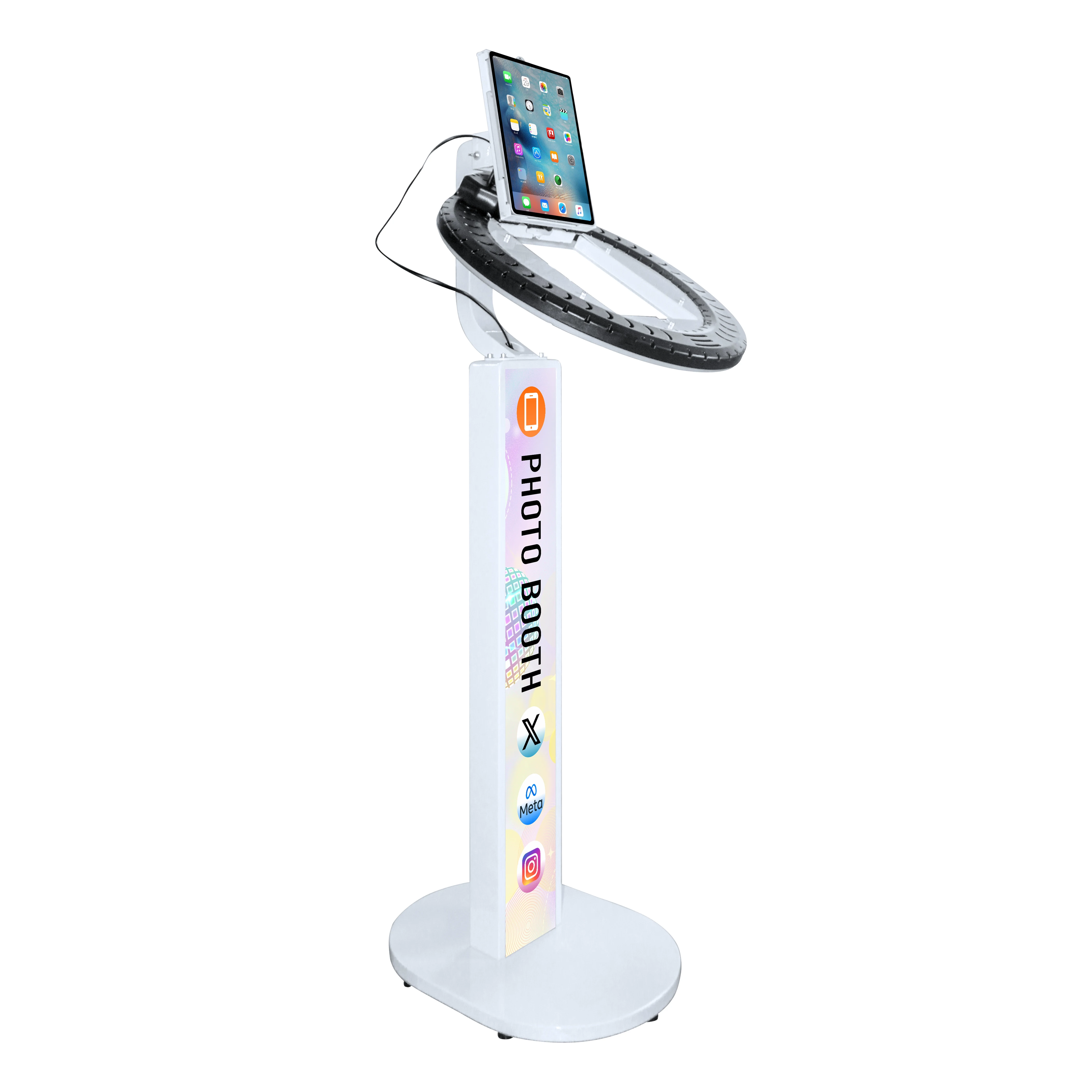 Photo Booth 10.2,10.9,11,12.9 Inch pad Universal Photo Booth Machine Party Supplies Selfie Photo Booth
Photo Booth 10.2,10.9,11,12.9 Inch pad Universal Photo Booth Machine Party Supplies Selfie Photo Booth