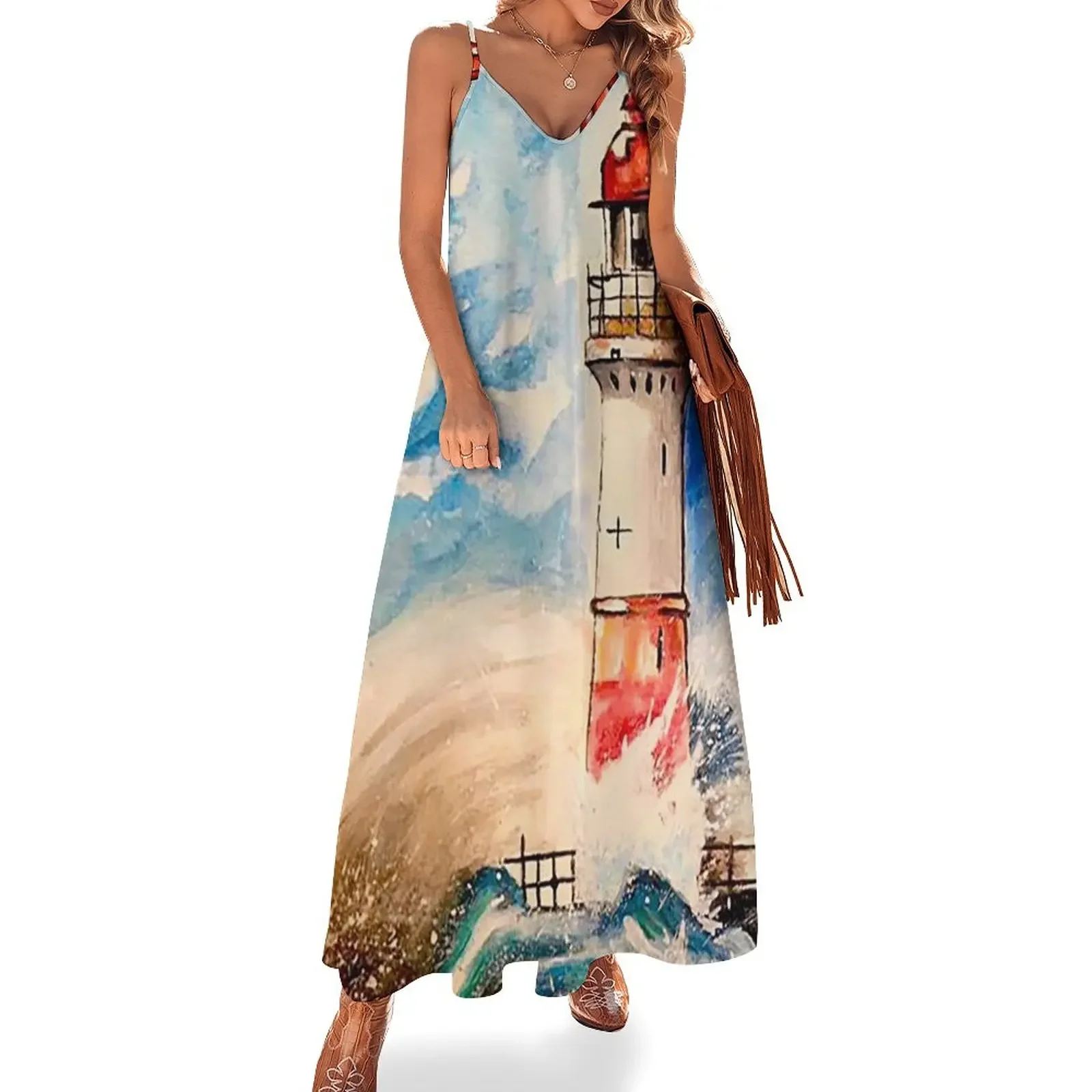 Crashing Waves Sleeveless Dress Evening dresses beach dresses Summer dresses for women elegant guest wedding dress
Crashing Waves Sleeveless Dress Evening dresses beach dresses Summer dresses for women elegant guest wedding dress