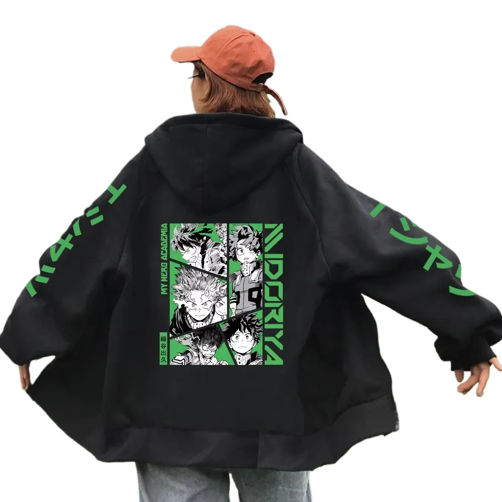 Japanese Anime 'My Hero Academy' Hooded Sweatshirt, Anime Enthusiast Zipper Hooded Sweatshirt
Japanese Anime 'My Hero Academy' Hooded Sweatshirt, Anime Enthusiast Zipper Hooded Sweatshirt
