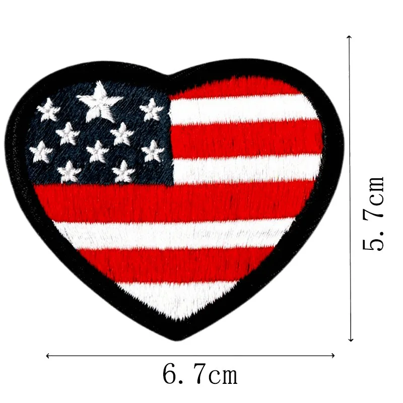 Heart Shaped US UK Logo Cartoon Sew/Iron On Embroidery Patch for DIY Clothes Jeans Shoes Bags Coats T-shirt Hat Mobile Phone PC
Heart Shaped US UK Logo Cartoon Sew/Iron On Embroidery Patch for DIY Clothes Jeans Shoes Bags Coats T-shirt Hat Mobile Phone PC