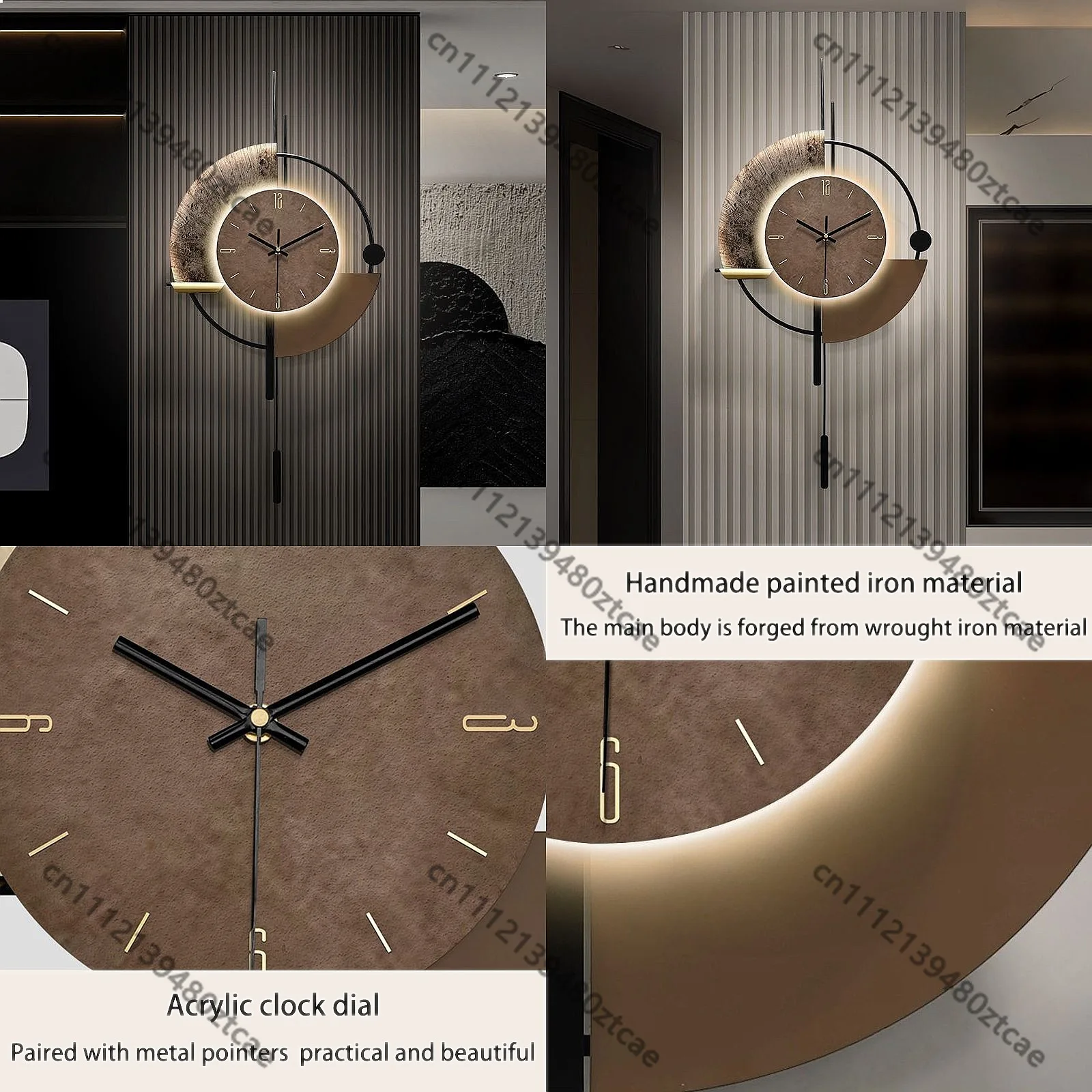 Luminous Silent Wall Clock Minimalist Luxury Living Room Decor Unique Interior Art Ornament
Luminous Silent Wall Clock Minimalist Luxury Living Room Decor Unique Interior Art Ornament