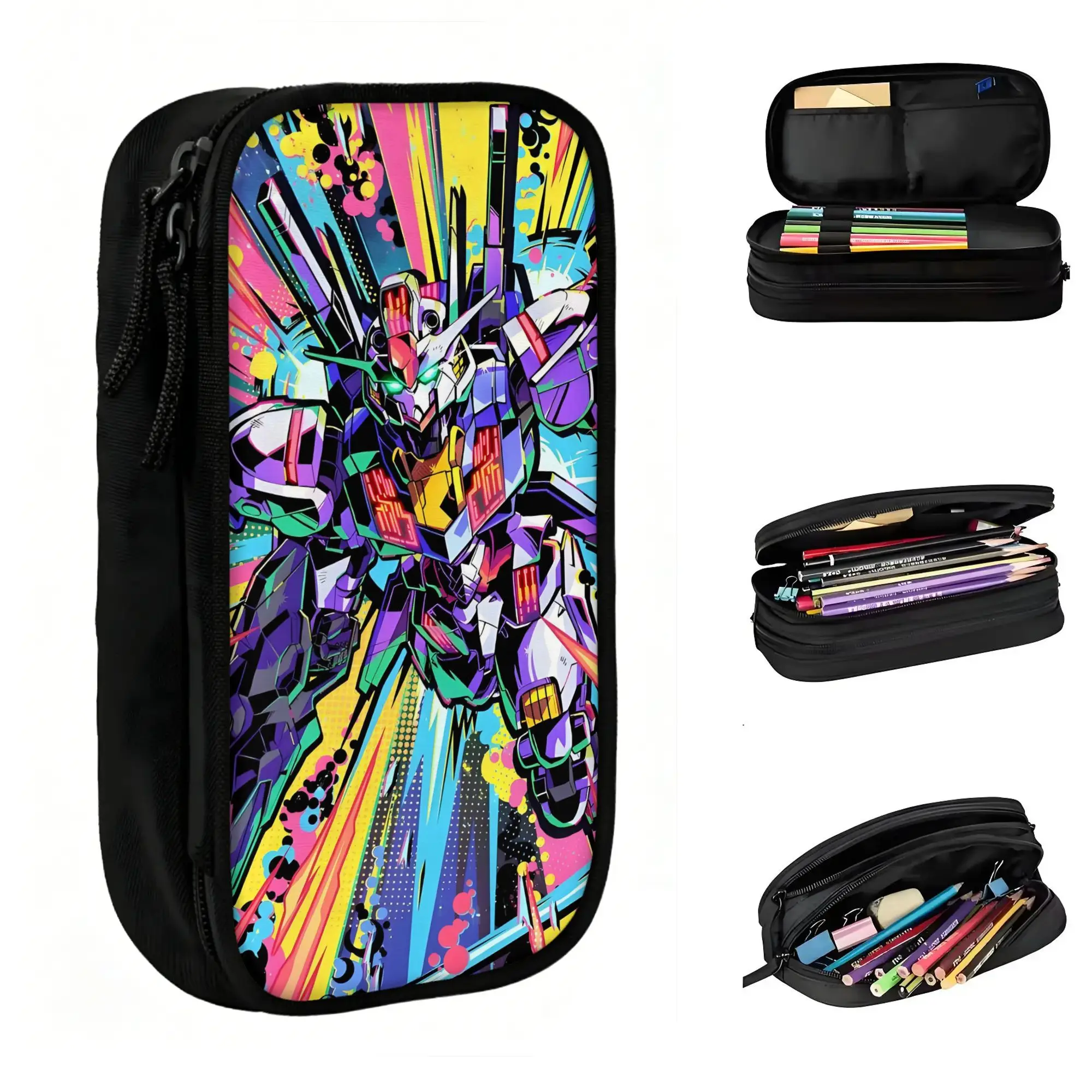 Custom G-Gundames Hot Cartoon Manga Kawaii Pencil Cases Girls Boys Large Capacity Pencil Pouch Students Stationery
Custom G-Gundames Hot Cartoon Manga Kawaii Pencil Cases Girls Boys Large Capacity Pencil Pouch Students Stationery