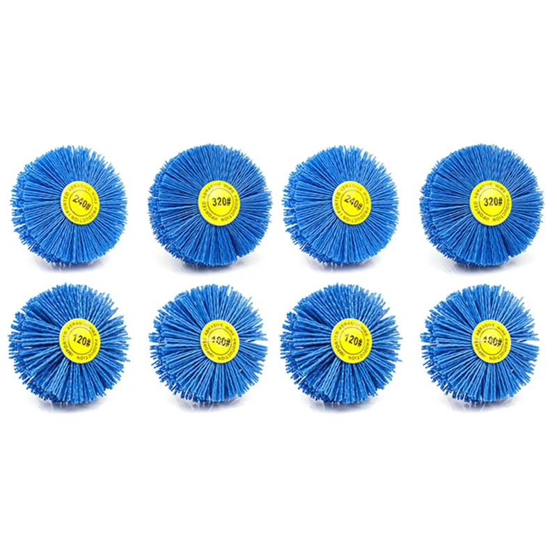 BAAJ-8 Pieces 80X30x6mm Drill Abrasive Wire Grinding Wheel Nylon Bristle Polishing Brush For Wood Furniture Mahogany Finish
BAAJ-8 Pieces 80X30x6mm Drill Abrasive Wire Grinding Wheel Nylon Bristle Polishing Brush For Wood Furniture Mahogany Finish
