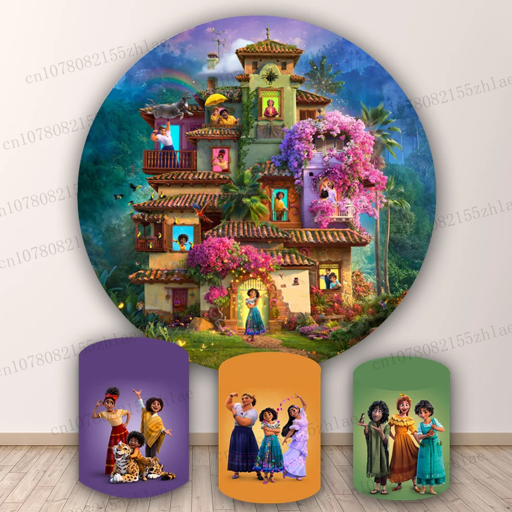 Encanto Birthday Party Photo Backdrop Baby Shower Photography Backdrop Round&Cylinders Plinth Covers Banner
Encanto Birthday Party Photo Backdrop Baby Shower Photography Backdrop Round&Cylinders Plinth Covers Banner