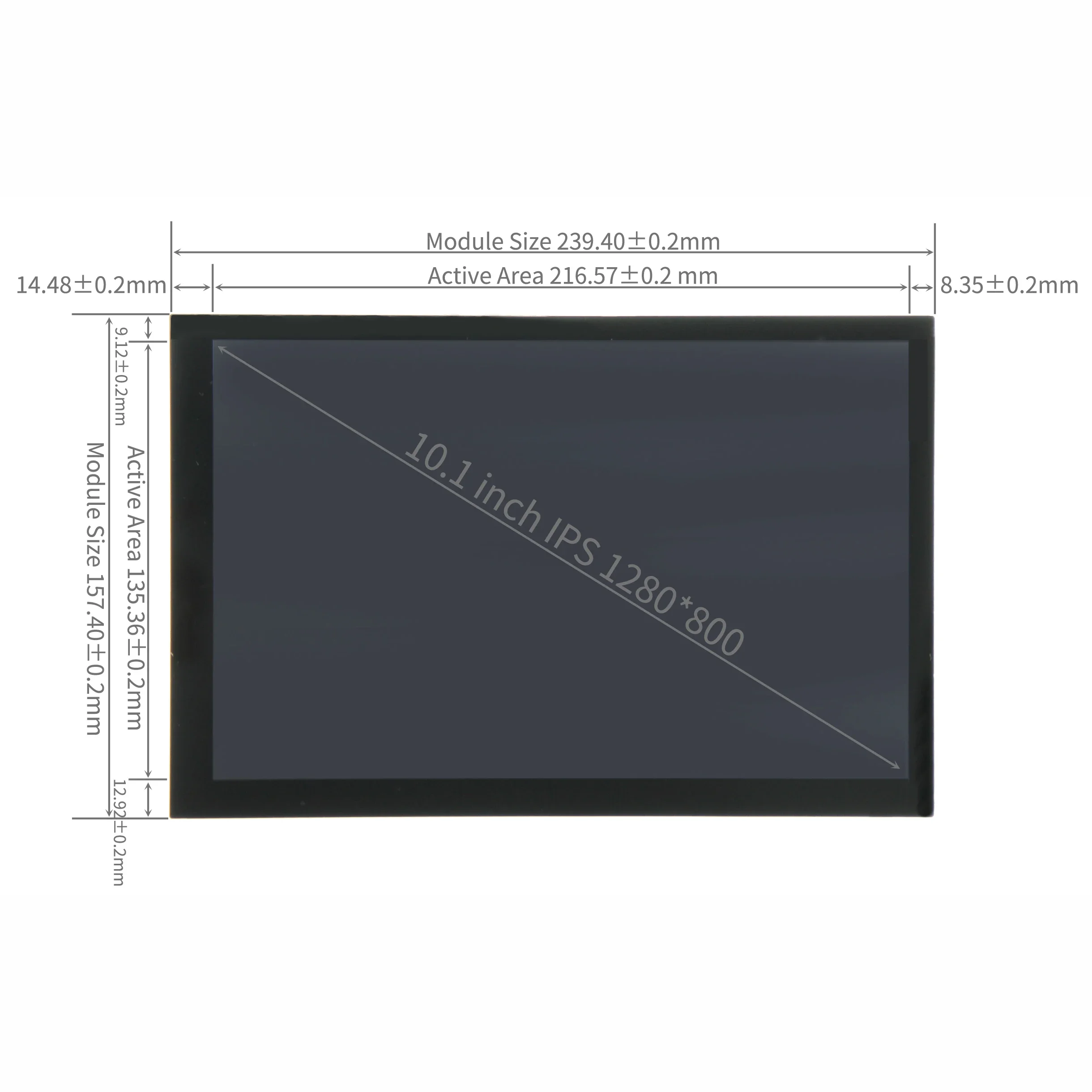 10.1 Inch USB Capacitive Touch Screen for Raspberry Pi 3B+ & 4B LCD Board Accessory
10.1 Inch USB Capacitive Touch Screen for Raspberry Pi 3B+ & 4B LCD Board Accessory