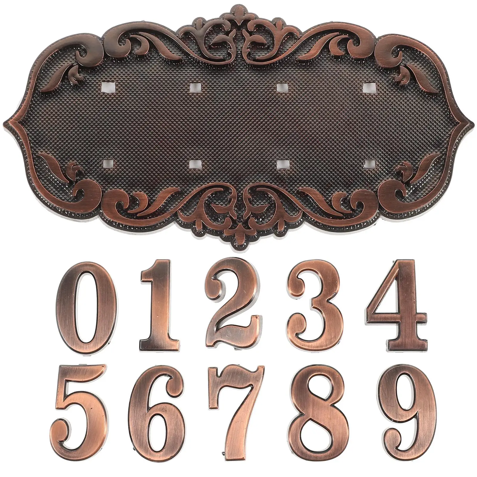 Retro Door Number Wall Sign Vintage House Plate Plaque Decor Durable Material Easy Installation Suitable For Villas Residential
Retro Door Number Wall Sign Vintage House Plate Plaque Decor Durable Material Easy Installation Suitable For Villas Residential