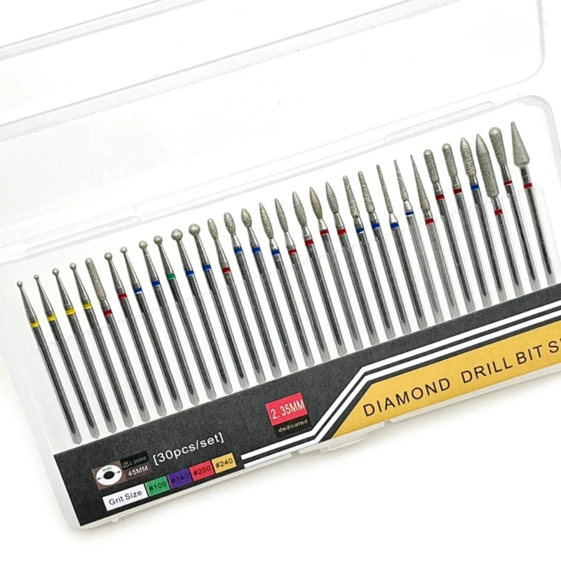 30pcs/set Professional Milling Cutter Electric Rotary Manicure Machine Accessoires Diamond Drill Bits Set Tool
30pcs/set Professional Milling Cutter Electric Rotary Manicure Machine Accessoires Diamond Drill Bits Set Tool