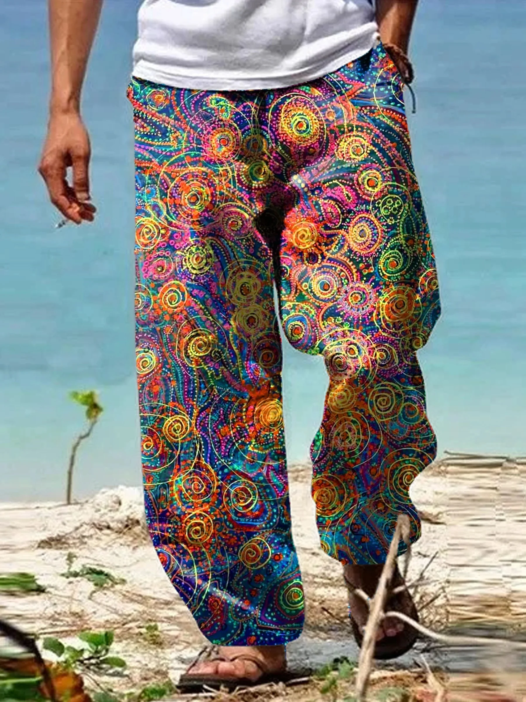 Vintage Peace Hippie Art Print Casual Pants 3D Printed Pants
Vintage Peace Hippie Art Print Casual Pants 3D Printed Pants