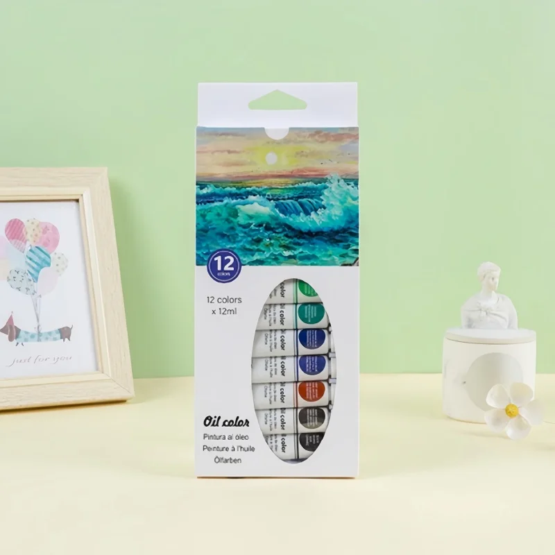 12 цветов/12 мл шланг для масляной краски для начинающих, художественная креативная настенная живопись, краски, пигменты для рисования маслом
12 цветов/12 мл шланг для масляной краски для начинающих, художественная креативная настенная живопись, краски, пигменты для рисования маслом