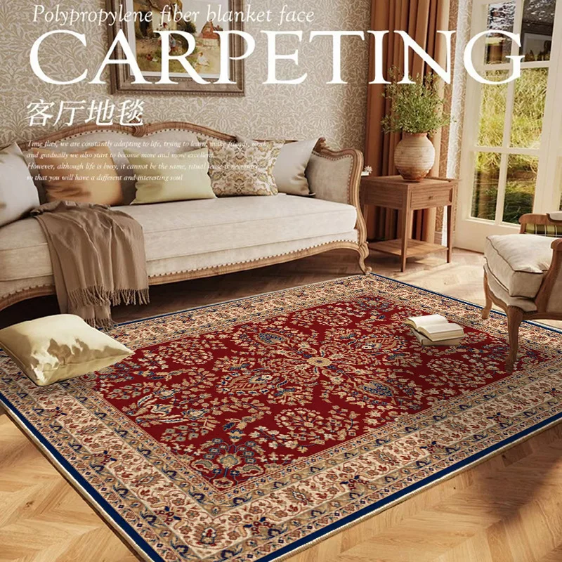 VIKAMA Vintage Red Persian Area Rug Non-Slip Washable Turkish Oriental Floral Carpet for Living Room Bedroom Decor
VIKAMA Vintage Red Persian Area Rug Non-Slip Washable Turkish Oriental Floral Carpet for Living Room Bedroom Decor
