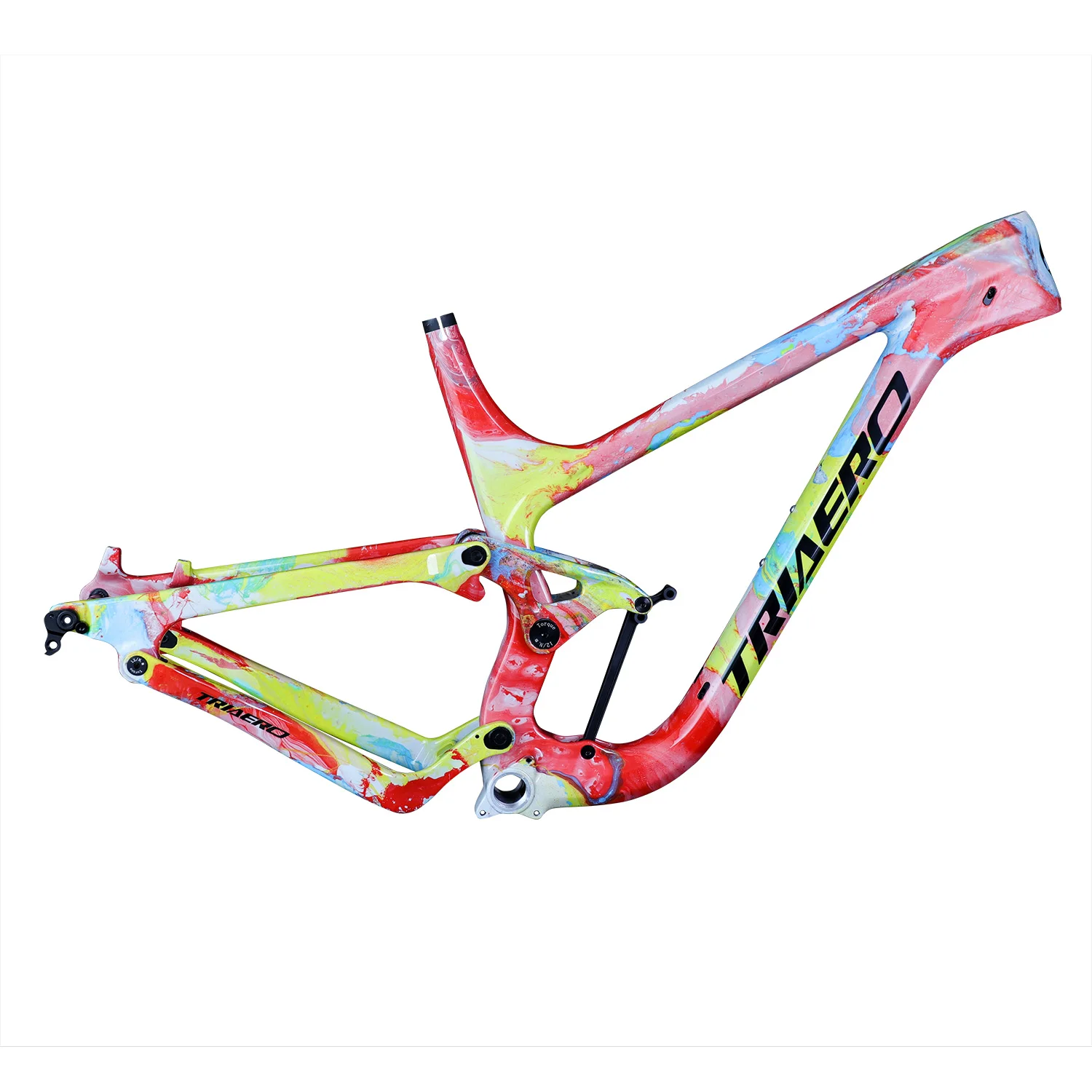 Раскрашенная вручную цветная карбоновая рама для горного велосипеда с полной подвеской (эндуро)
Раскрашенная вручную цветная карбоновая рама для горного велосипеда с полной подвеской (эндуро)