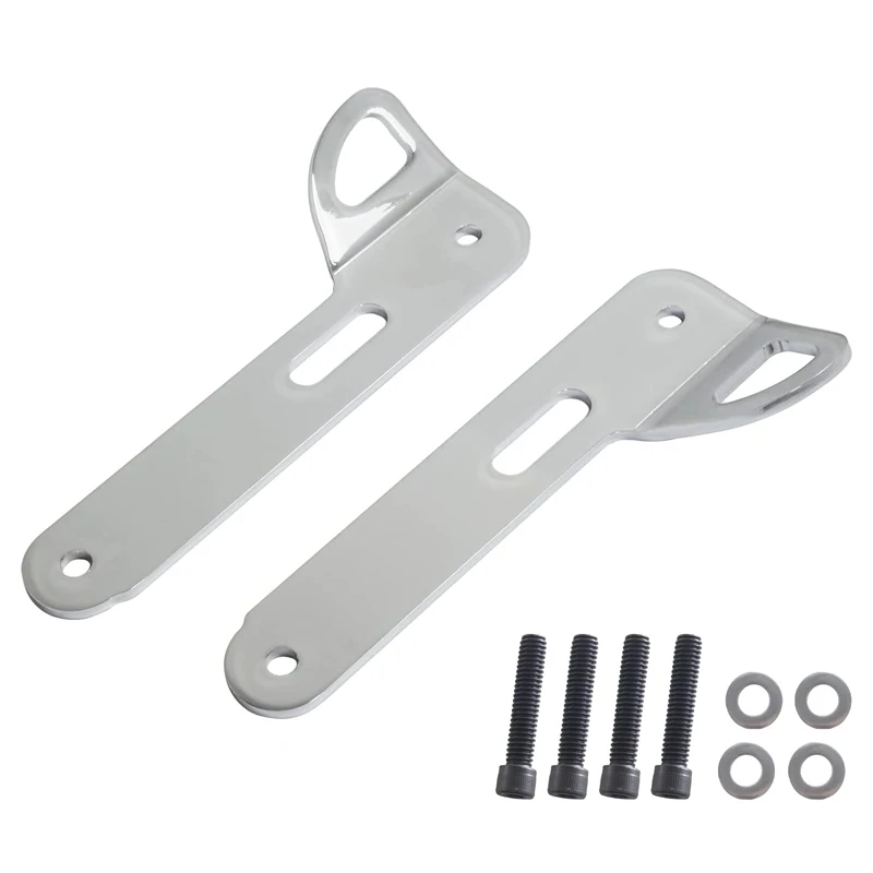Chrome Tie Downs Mount Bracket Kit Compatible with Harley 2014 UP Electra Glide+Street Glide Touring Models
Chrome Tie Downs Mount Bracket Kit Compatible with Harley 2014 UP Electra Glide+Street Glide Touring Models