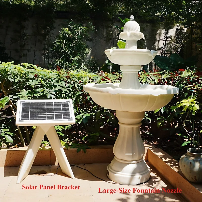 【Popular】Solar Powered Outdoor Water Fountain Automatic Circulating Garden Decor For Courtyard Landscape Wishing Pool Feature
【Popular】Solar Powered Outdoor Water Fountain Automatic Circulating Garden Decor For Courtyard Landscape Wishing Pool Feature
