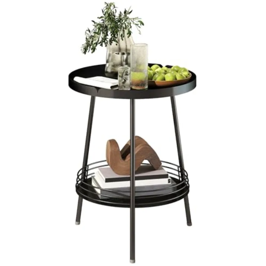 2 Tier Metal Round Side Table Tiered Two Shelf Storage Coffee Sofa End Table for Living Room and Bedroom
2 Tier Metal Round Side Table Tiered Two Shelf Storage Coffee Sofa End Table for Living Room and Bedroom