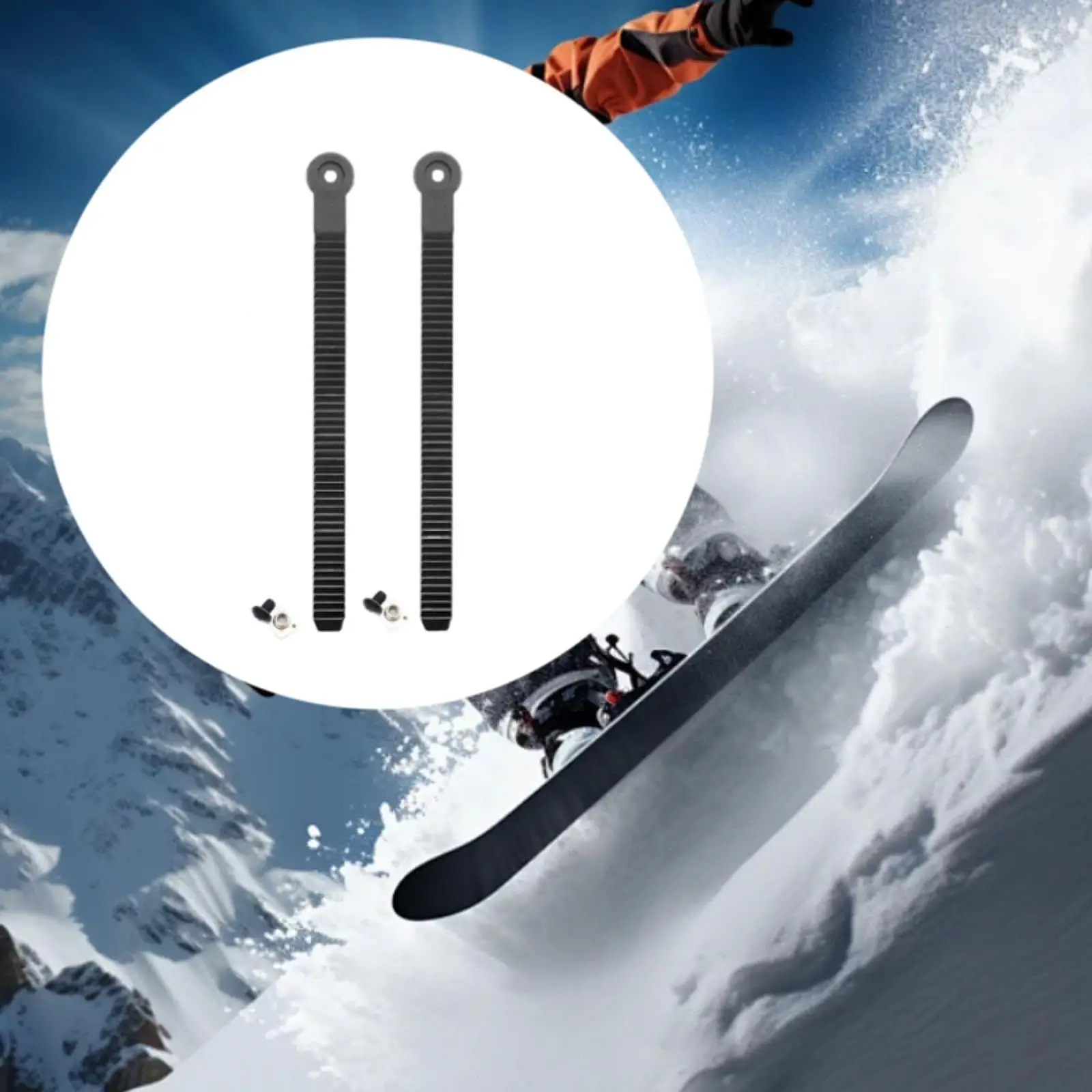 Snowboard Binding Accessories ABS Plastic Ankle Straps with Screws for Spare Snowboard Fixings and Repair Kit
Snowboard Binding Accessories ABS Plastic Ankle Straps with Screws for Spare Snowboard Fixings and Repair Kit