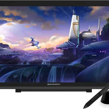GAOMON PD2200-21.5 Inch Digital Tablet Anti-Glare Full Lamination Screen Display with 8 Touch Keys Support ±60° Tilt Function
