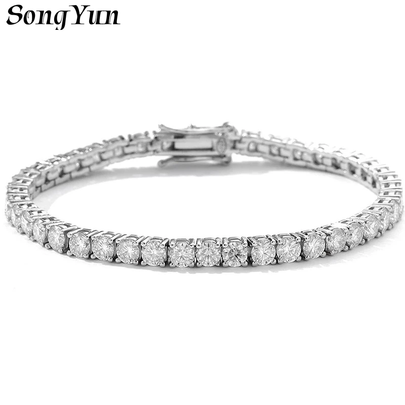 SONGYUN Designer Jewelry 925 Sterling Silver Bracelet Moissanite Diamond Ladies Chain Tennis Bracelets 18k Gold Plated Bangle
SONGYUN Designer Jewelry 925 Sterling Silver Bracelet Moissanite Diamond Ladies Chain Tennis Bracelets 18k Gold Plated Bangle